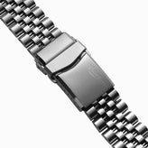 WatchGecko Warrington Stainless Steel Watch Strap - Brushed/Polished