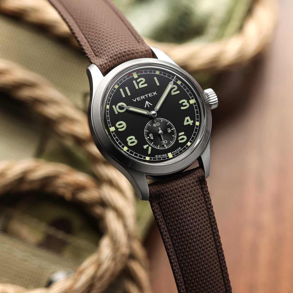 Breakwater FKM Rubber Strap - Brown