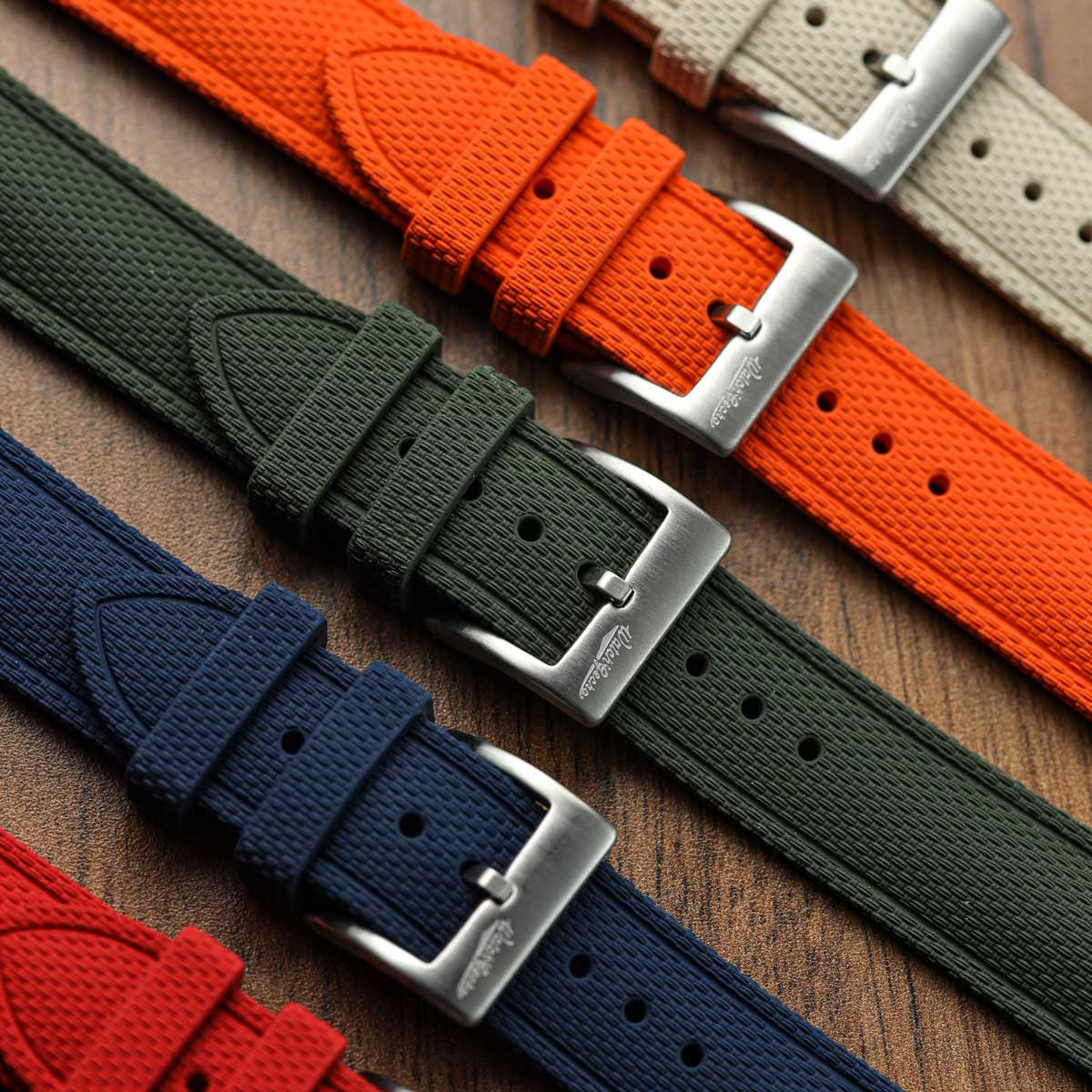Breakwater FKM Rubber Strap - Blue