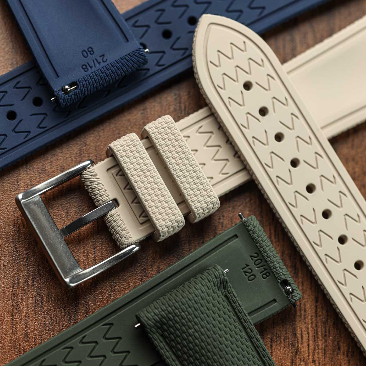 Breakwater FKM Rubber Strap - Blue
