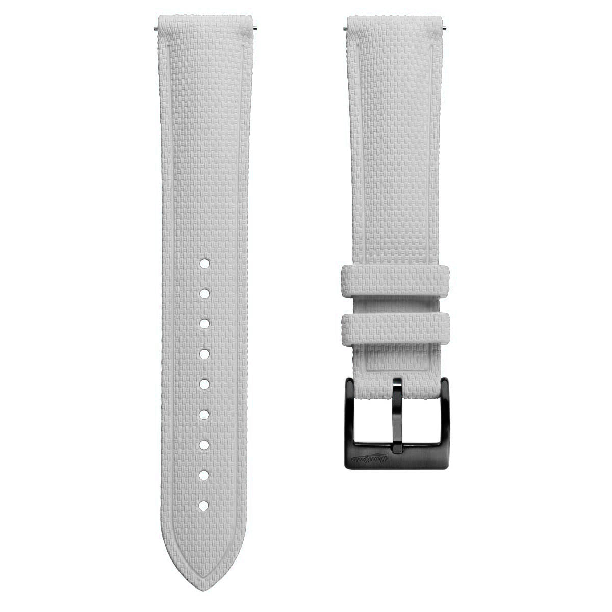 Breakwater FKM Rubber Strap - White