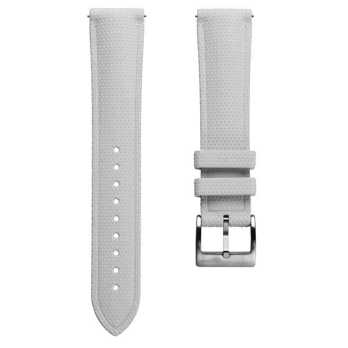 Breakwater FKM Rubber Strap - White