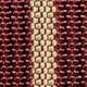 RidgeFlex Two-Piece Military Nylon Watch Strap - Burgundy / Beige