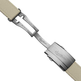 HydraWeave CTS Curved End Rubber Deployant Watch Strap - Desert Sand