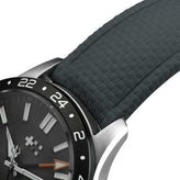HydraWeave CTS Curved End Rubber Deployant Watch Strap - Storm Grey