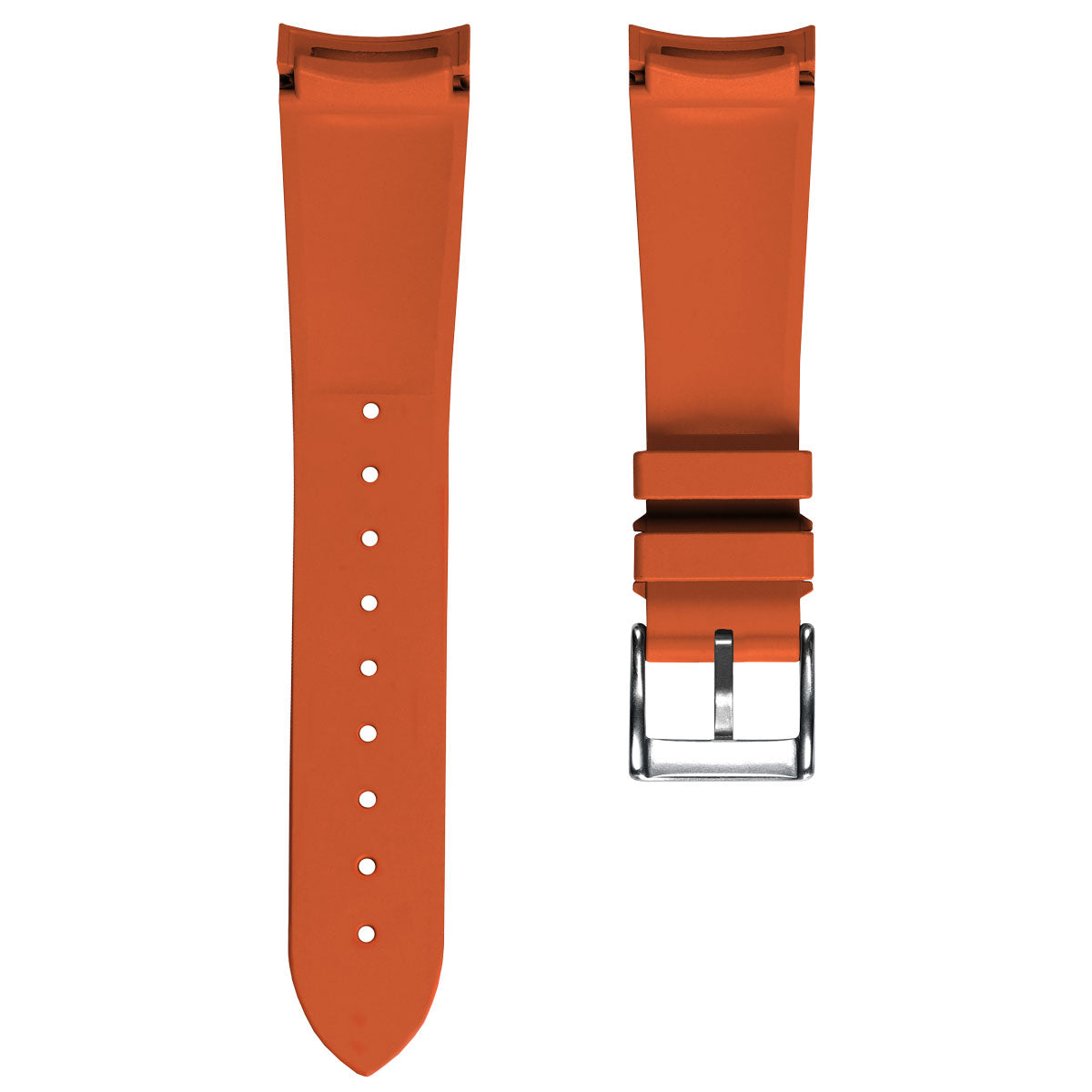 WatchGecko Premium Rubber Watch Strap to fit Tudor Black Bay 41mm -  Orange