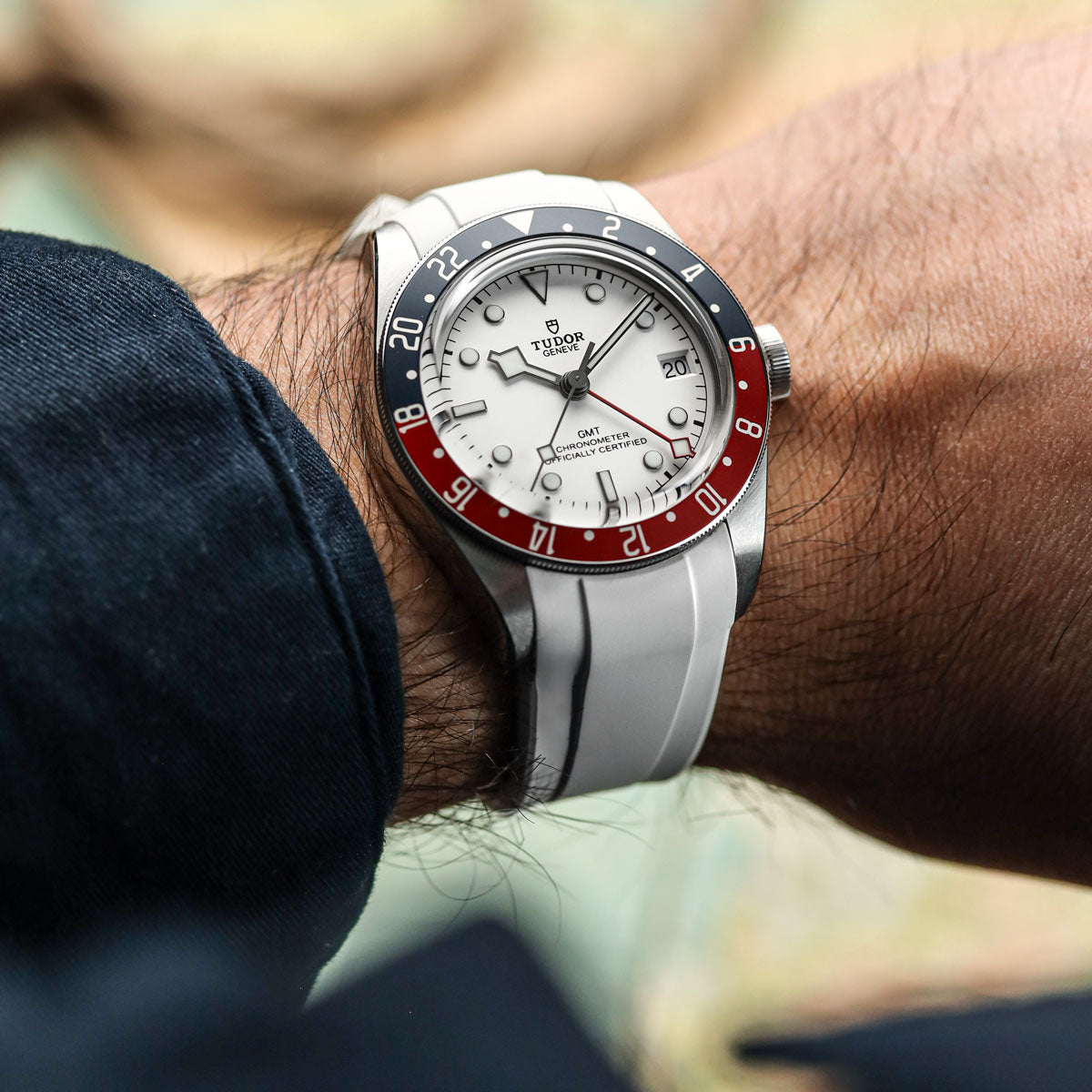 Wrist Black Bay Gmt Lug Width Senator Bracelet (for The Tudor