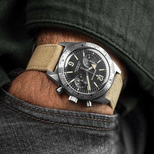 Sorrel Alcantara® Watch Strap - Truffle