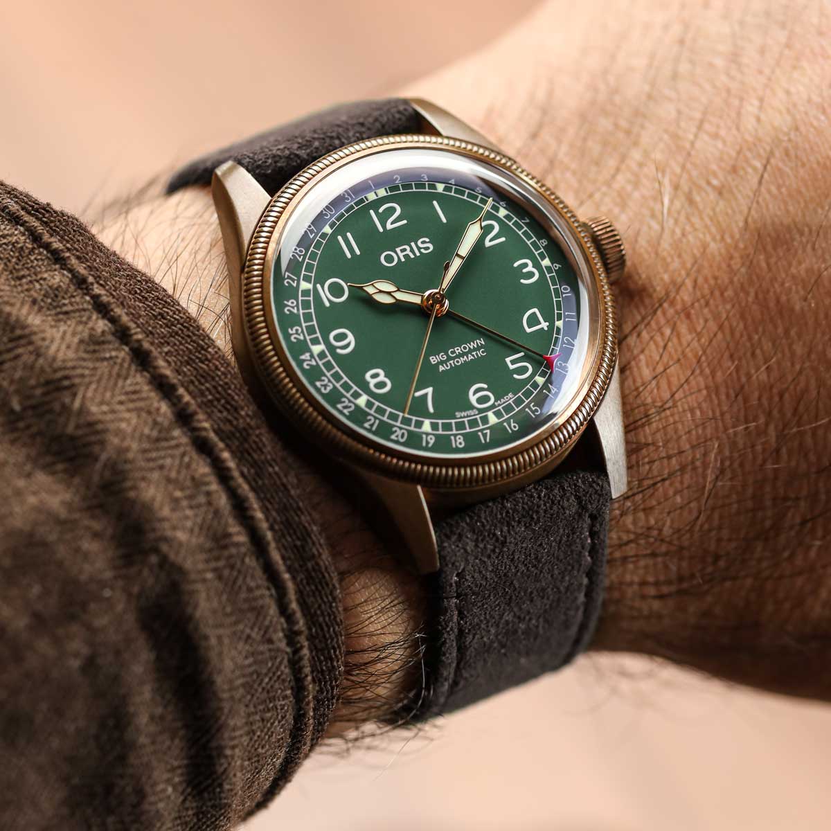 Sorrel Alcantara® Watch Strap - Cinder
