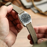 WatchGecko Two-Piece Canvas Watch Strap - Khaki