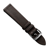 Handmade and Handstiched Leather Watch Strap - Mocha