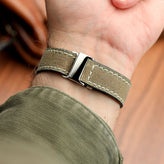 Vector-X1 Canvas Watch Strap Aircraft Buckle - Desert Tan