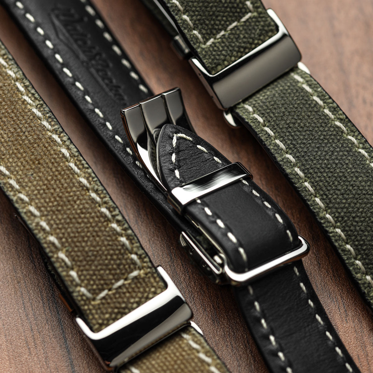 Vector-X1 Canvas Watch Strap Aircraft Buckle - Desert Tan