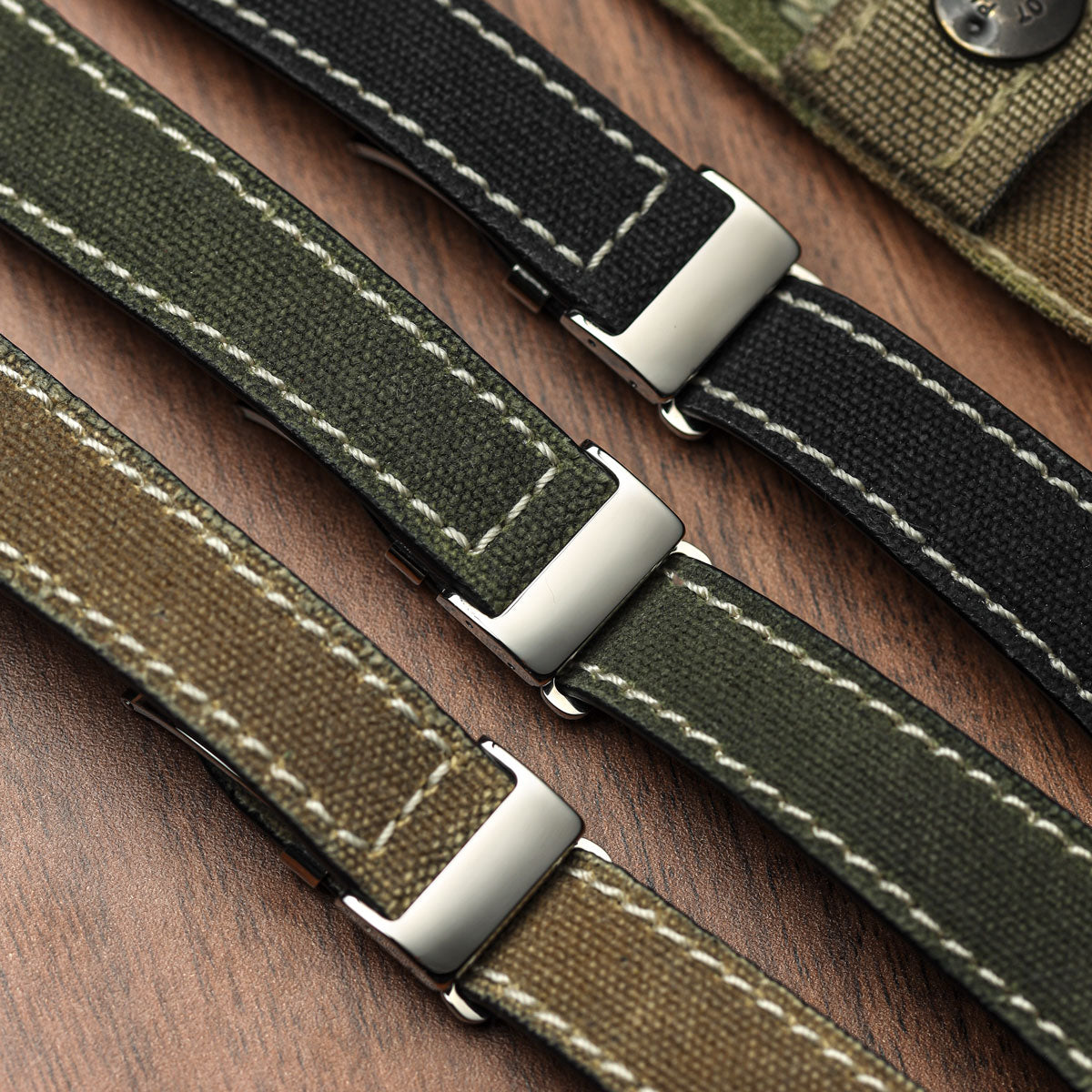 Vector-X1 Canvas Watch Strap Aircraft Buckle - Desert Tan