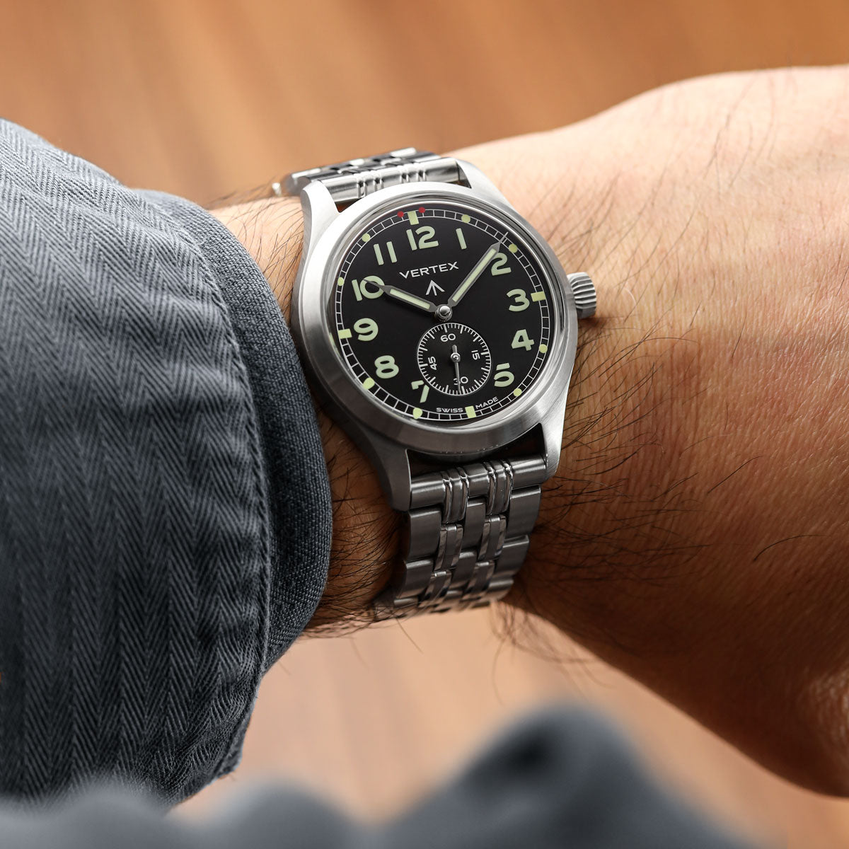 Seabrook Solid Stainless Steel Metal Bracelet Watch Strap