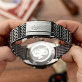 Genuine H Link Shark Mesh 316L Stainless Watch Bracelet - Polished