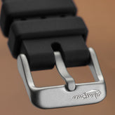 Abyss ProDive PU Rubber Watch Strap - Black