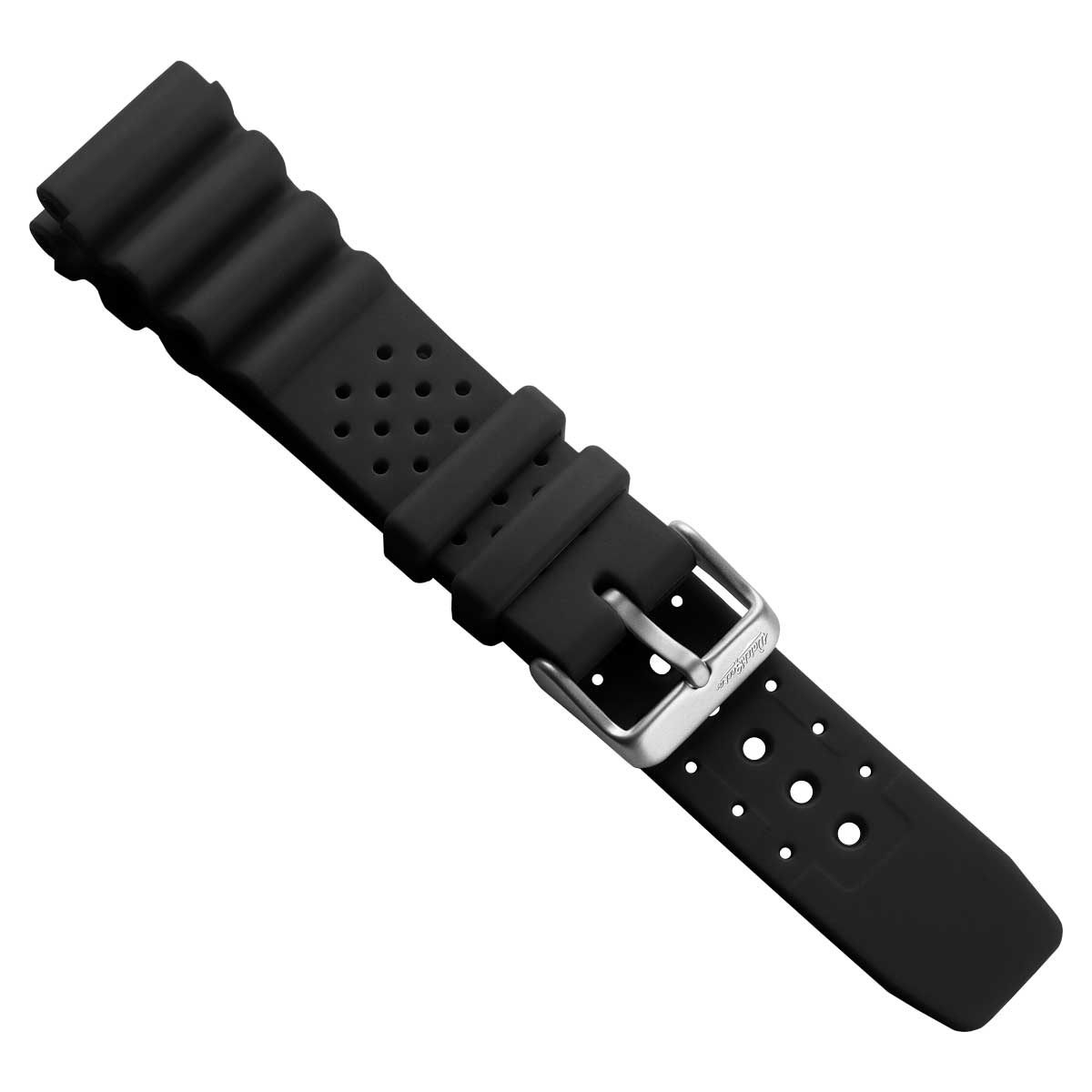 Abyss ProDive PU Rubber Watch Strap - Black