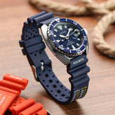 Abyss ProDive PU Rubber Watch Strap - Blue