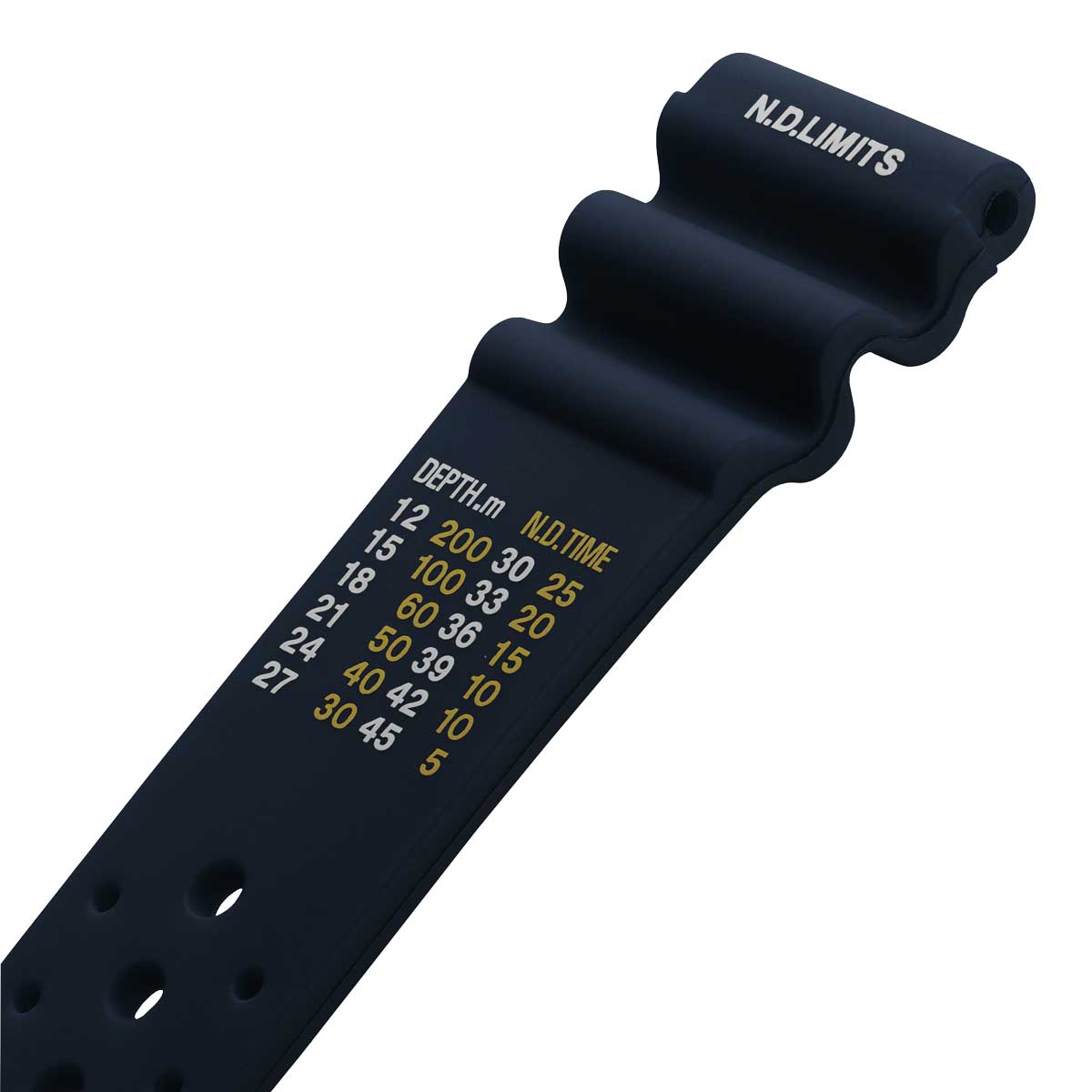 Abyss ProDive PU Rubber Watch Strap - Blue