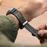 Abyss ProDive PU Rubber Watch Strap - Grey