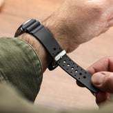 Abyss ProDive PU Rubber Watch Strap - Grey