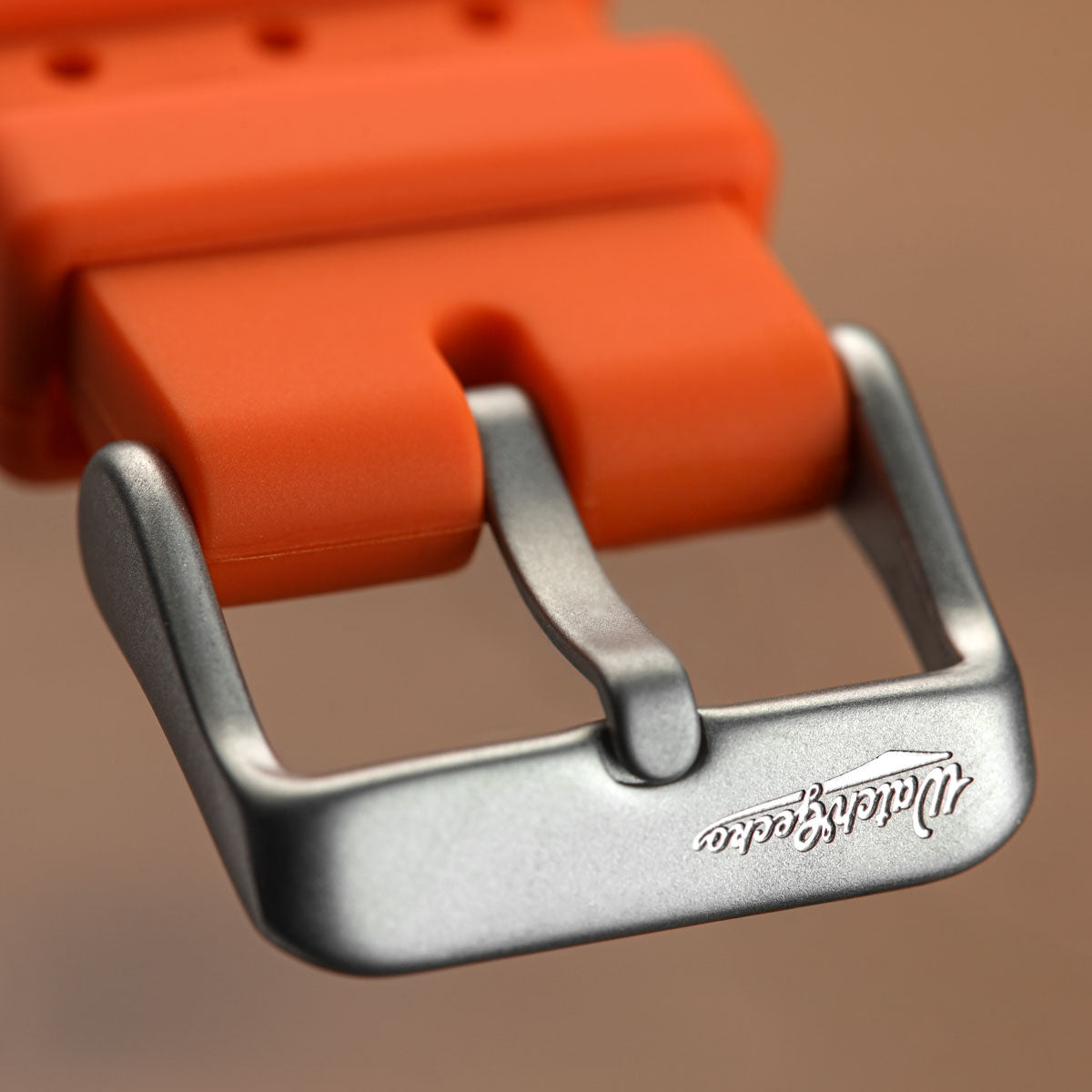 Abyss ProDive PU Rubber Watch Strap - Orange