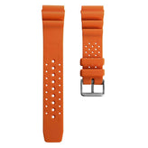 Abyss ProDive PU Rubber Watch Strap - Orange
