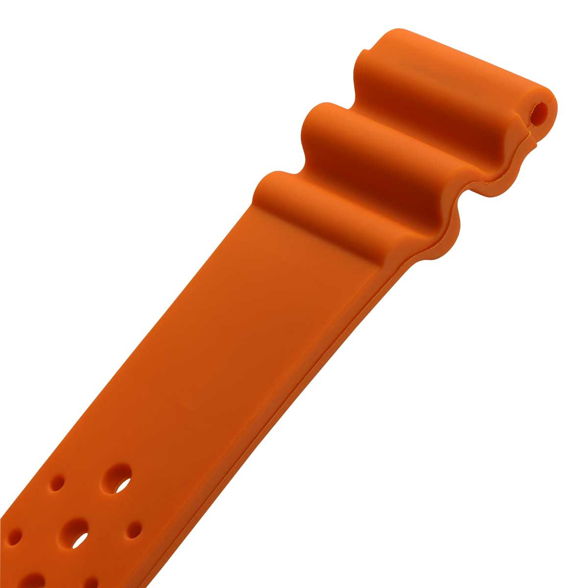 Abyss ProDive PU Rubber Watch Strap - Orange