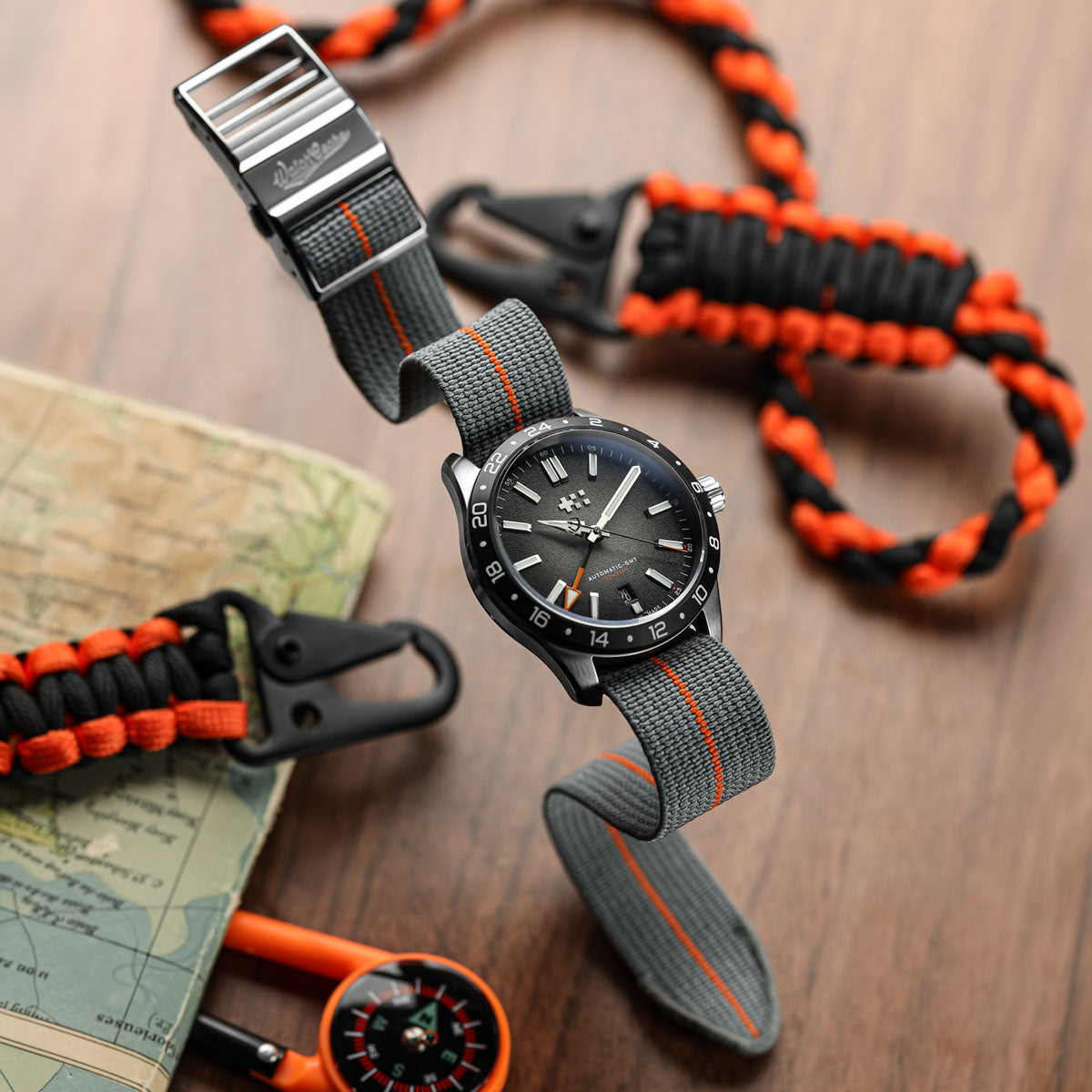 Christopher Ward + WatchGecko C63 Black Fume - OCTOPOD