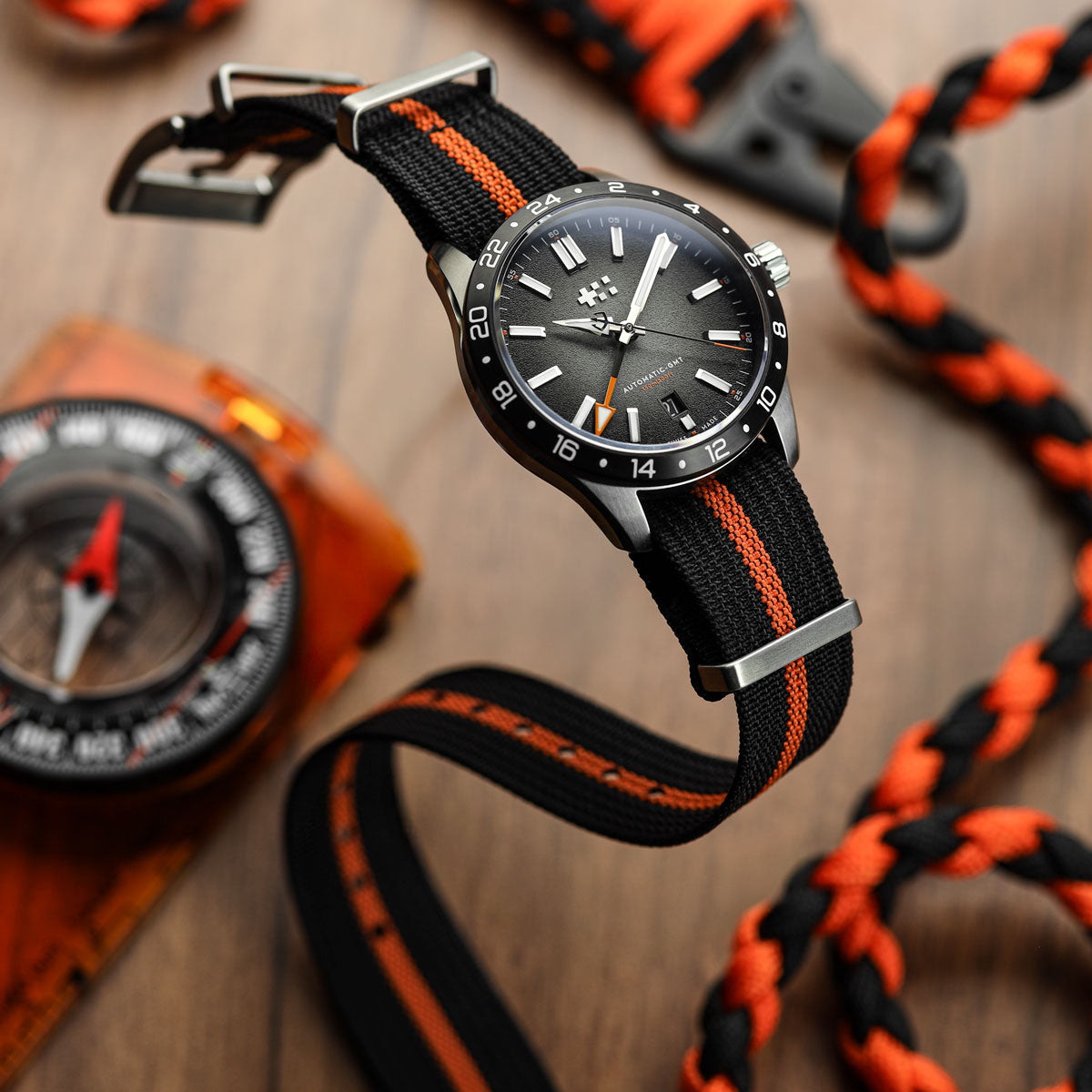 Christopher Ward + WatchGecko C63 Limited Edition - Rubber Deployant
