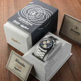 Nivada Grenchen x WatchGecko Autochron - Teal Dial