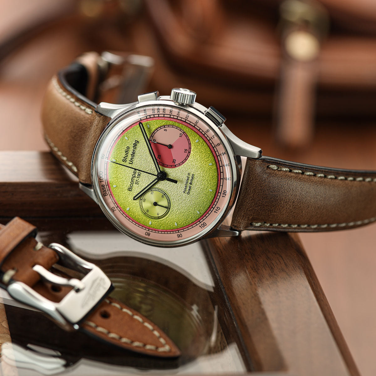 Original Highley Horween Chromoexcel Leather Watch Strap - Natural