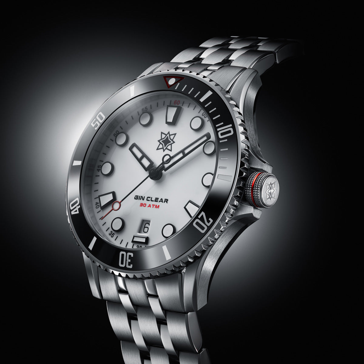 Second Hour Gin Clear Mk3 - White Dial