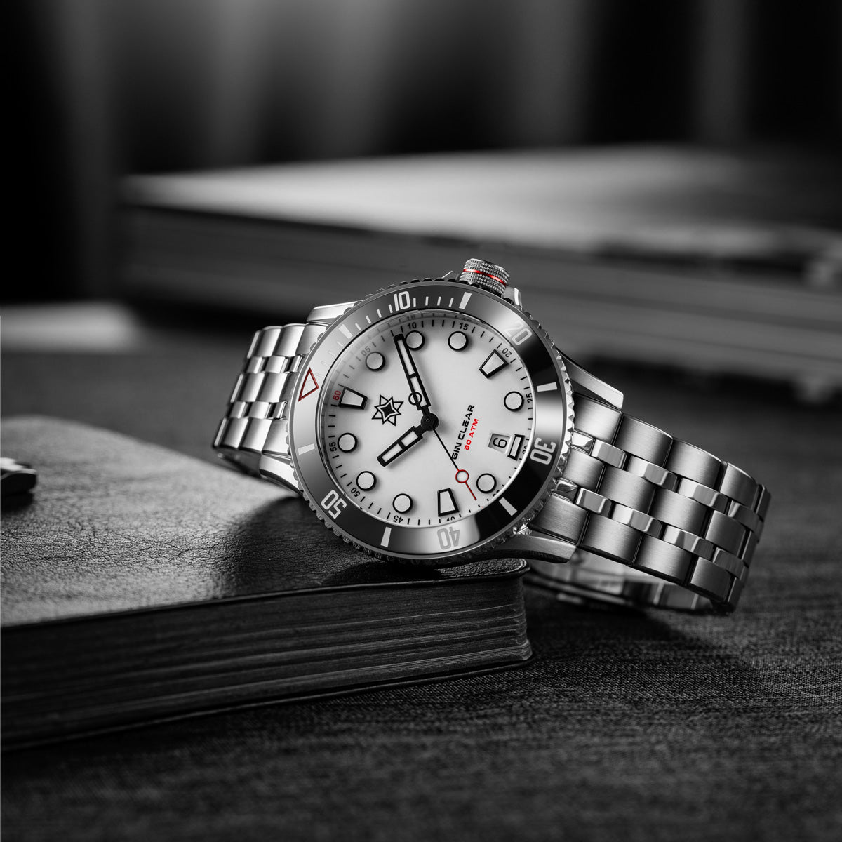 Second Hour Gin Clear Mk3 - White Dial