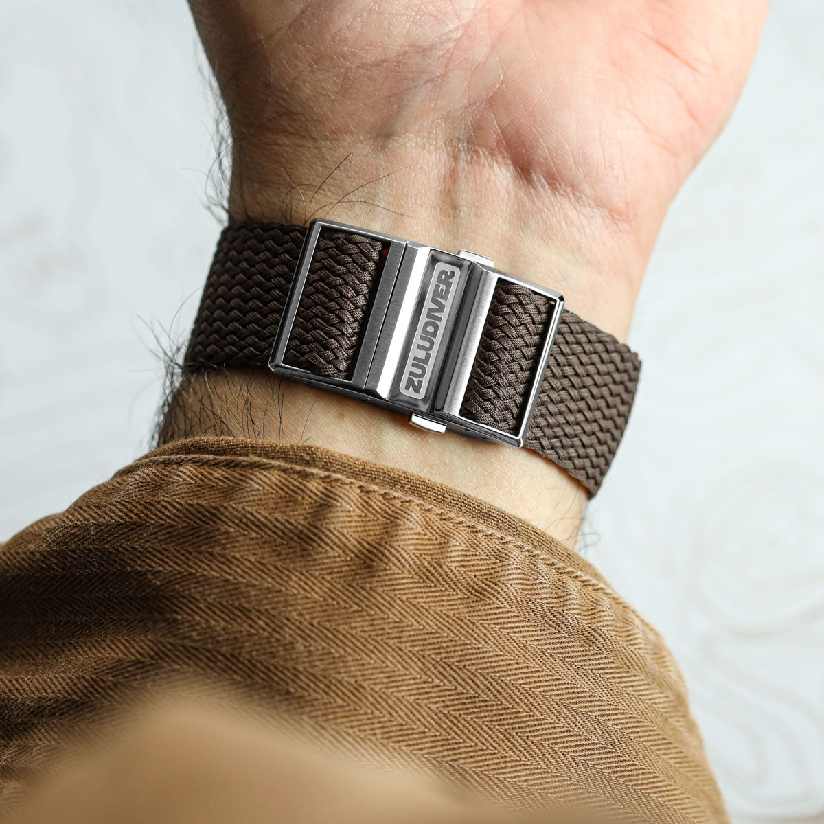 ZULUDIVER Perlon Nylon OctoPod Watch Strap - Earth