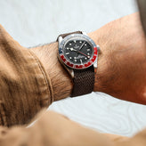 ZULUDIVER Perlon Nylon OctoPod Watch Strap - Earth on Tudor GMT