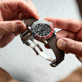 ZULUDIVER Perlon Nylon OctoPod Watch Strap - Earth on Tudor GMT