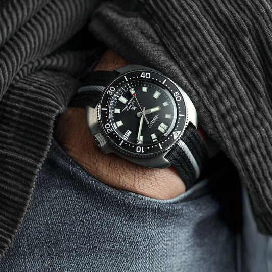 OCTOPOD Naval-Marine Fabric Watch Strap - Midnight Flare