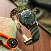 OCTOPOD Naval-Marine Fabric Watch Strap - Field Signal