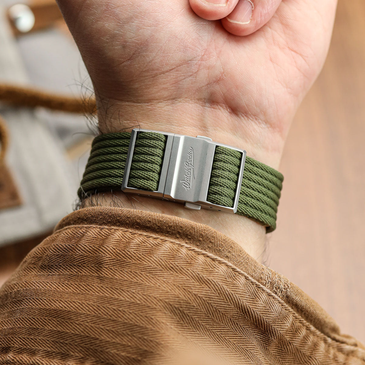 OCTOPOD 2-Piece Naval-Marine Watch Strap - Olive Drab