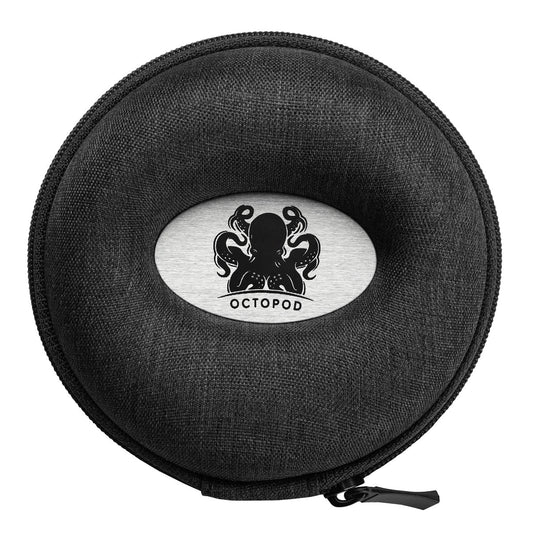 OCTOPOD Zip Up Doughnut Watch Case - Graphite Black