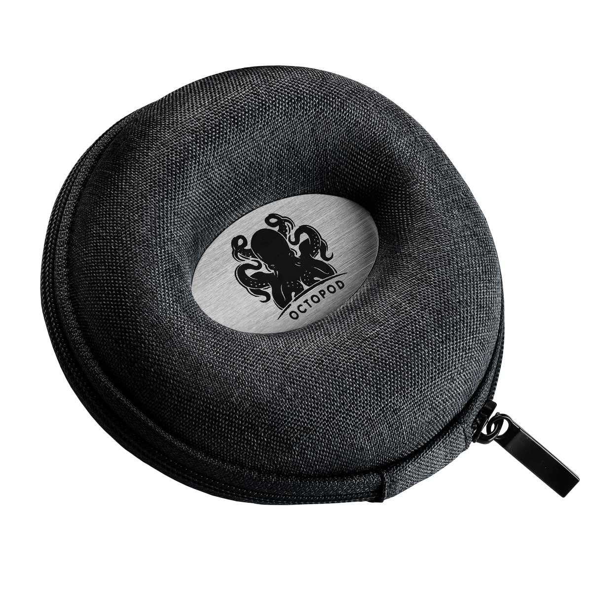 OCTOPOD Zip Up Doughnut Watch Case - Graphite Black