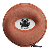 Zip Up Doughnut Watch Case - Burnt Orange