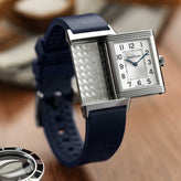 WatchGecko Sennen Quick-Release FKM Rubber Watch Strap - Blue