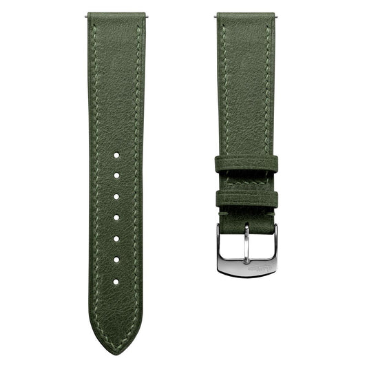 Ravello Tuscan Leather Watch Strap - Green