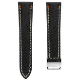 Vector-X1 Canvas Watch Strap Aircraft Buckle - Stealth Black