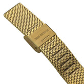 Fresco Classic Mesh Watch Strap - IP Gold