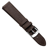 Ravello Tuscan Leather Watch Strap  - Dark Brown
