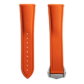 Endurance Rubber Deployant Watch Strap  - Flare Orange